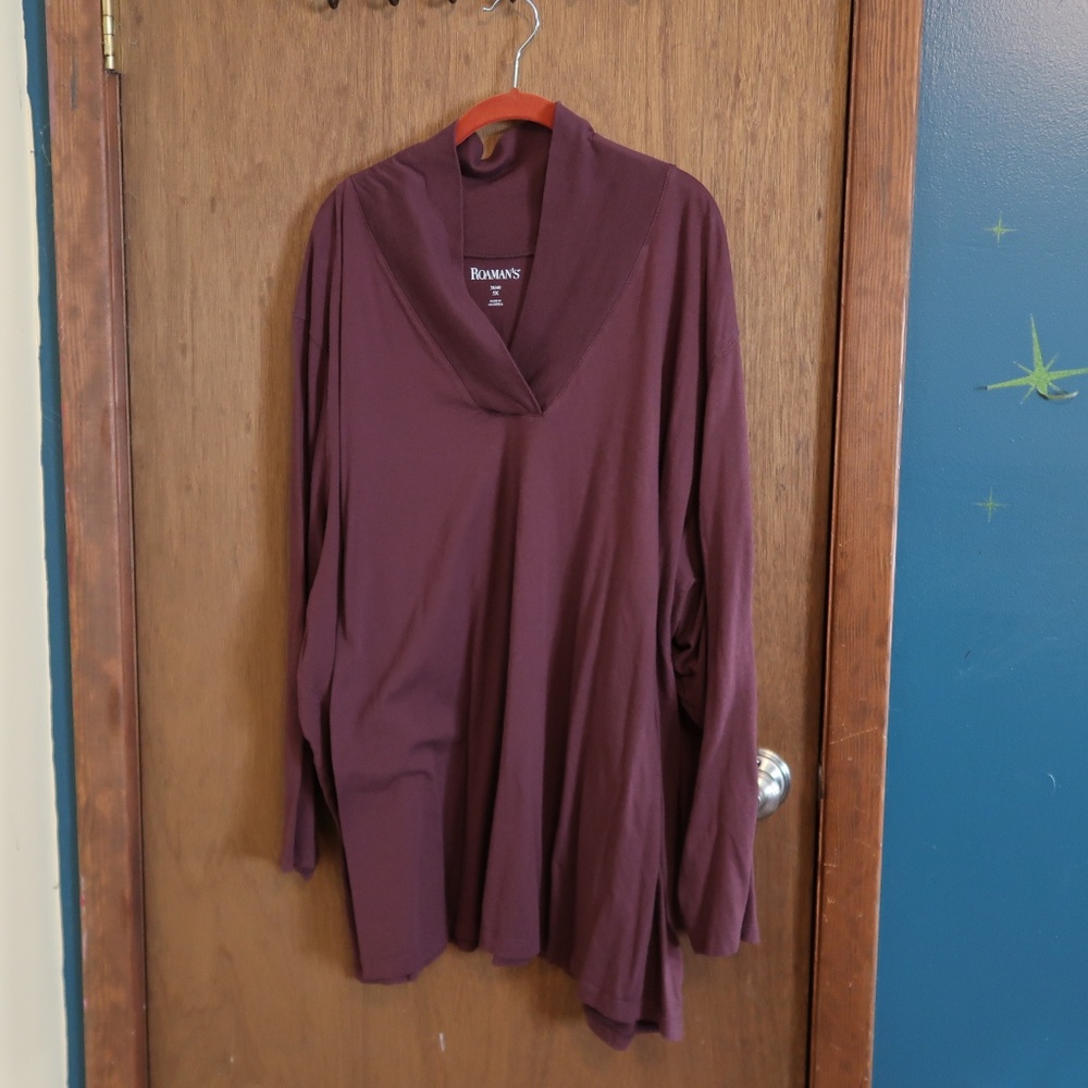 Roaman's Collared Long Sleeve Shirt